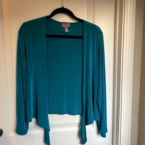 Chico’s teal blue , travelers Lightweight